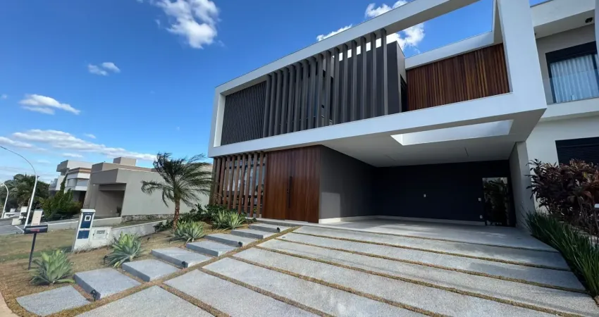 Casa de alto padrão no maria dulce com tecnologia, piscina resort e 5 suítes