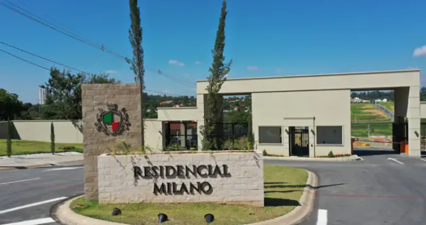 Lindo terreno no meio de quadra,condominio milano - indaiatuba