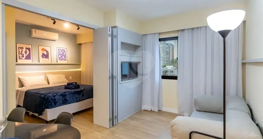 Flat com 1 quarto à venda na Avenida Macuco, Moema, São Paulo