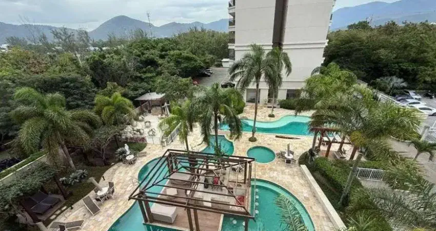 Barra bonita- recreio, apto 2 quartos (1 suite), vista lazer, porteira fechada