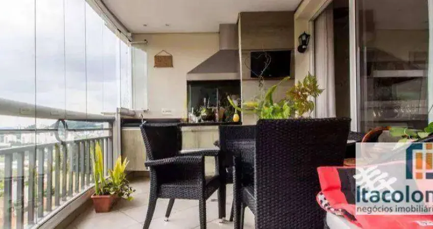 Apartamento com 3 dormitórios à venda, 122 m² por R$ 1.490.000 - Tamboré - Santana de Parnaíba/SP