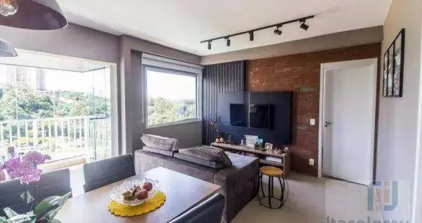 Apartamento com 1 dormitório à venda, 53 m² por R$ 670.000 - Cond Acqua Park Resort -Alphaville- Barueri/SP