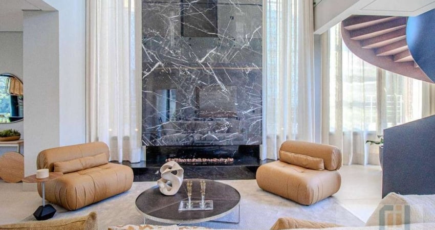 Casa com 4 dormitórios à venda, 430 m² por r$ 9.290.000 - tamboré 11 - alphaville - santana de parnaíba/sp