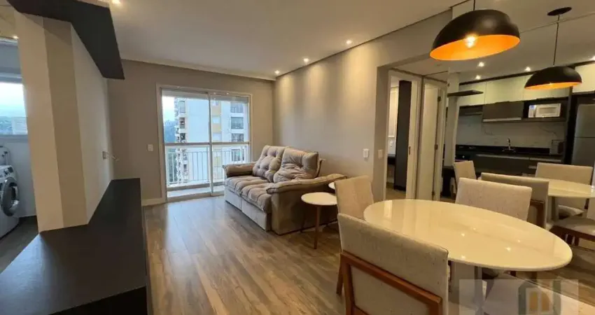 Apartamento mobiliado com 1 dormitório para alugar, 50 m² por R$ 4.885/mês - Edifício Hit - Alphaville -Barueri/SP