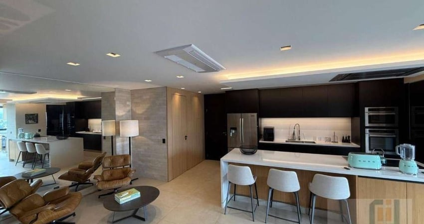 Apartamento mobiliado e decorado com 2 dormitórios, 112 m² - venda por R$ 2.100.000 ou aluguel por R$ 19.355/mês - Edifício Present - Barueri/SP