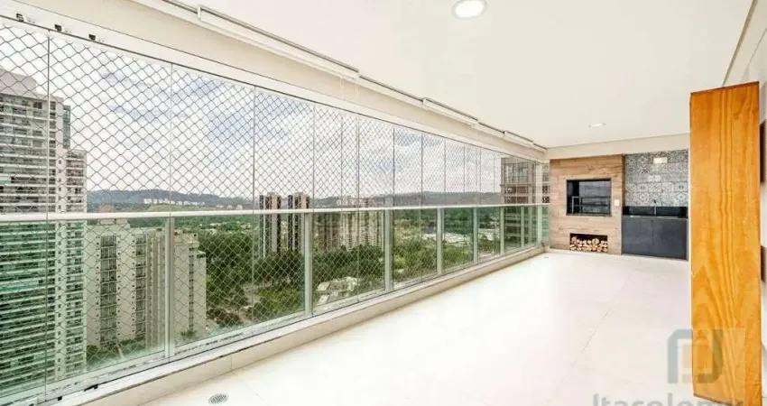 Apartamento com 3 dormitórios para alugar, 207 m² por r$ 17.579,01 - alphaville industrial - barueri/sp