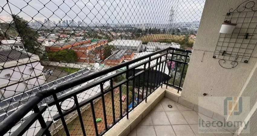 Apartamento com 3 dormitórios à venda, 80 m² por r$ 720.000 - alphaville - santana de parnaíba/sp