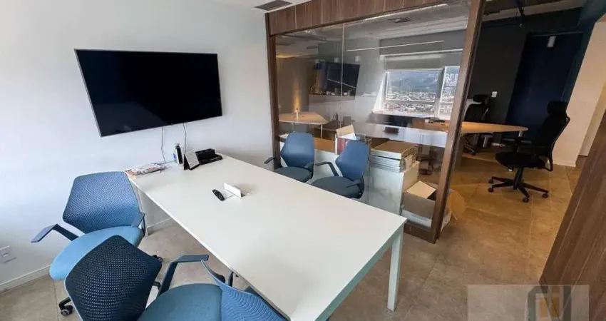 Sala comercial mobiliada à venda no brascan century plaza, em alphaville