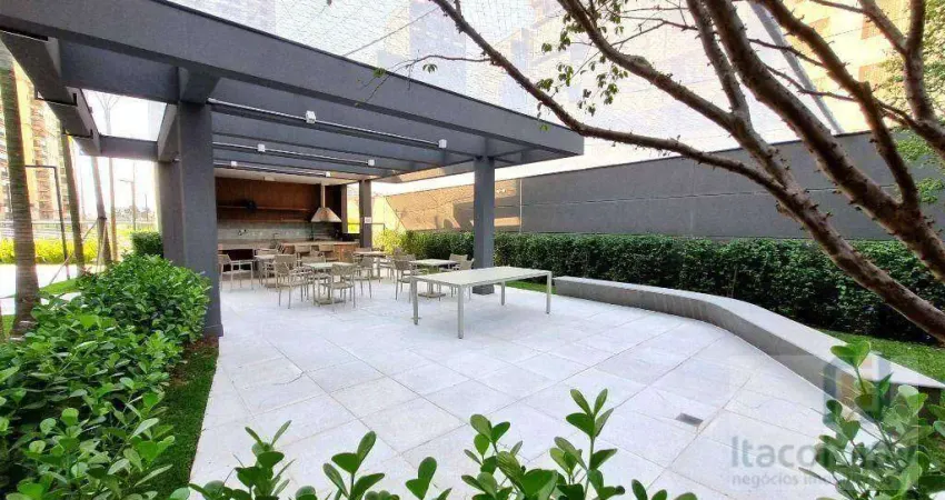 Apartamento com 1 dormitório para alugar, 95 m² por r$ 10.558/mês - edifício level - alphaville barueri/sp