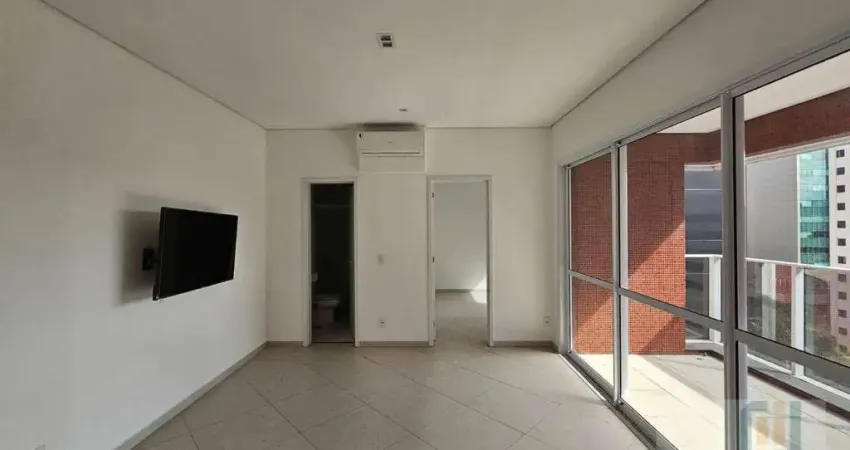 Apartamento com 1 dormitório para alugar, 55 m² por r$ 5.112,50/mês - empresarial 18 do forte - barueri/sp