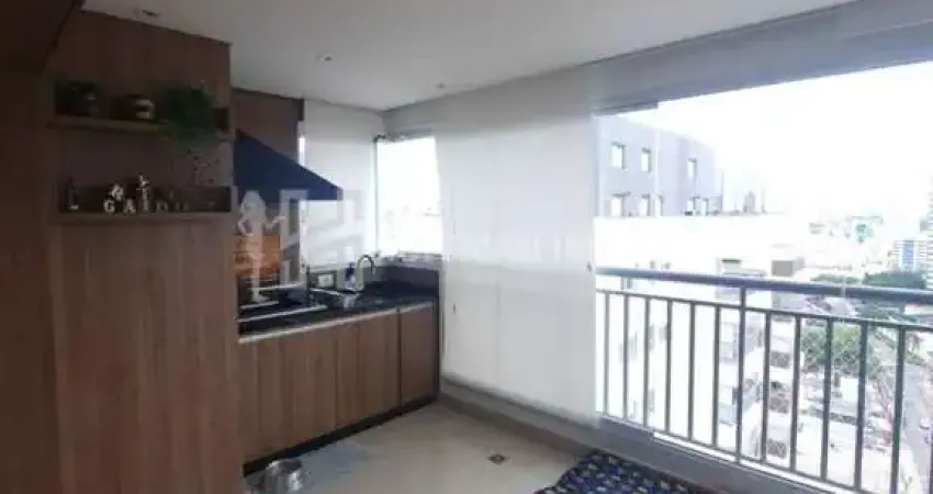 Apartamento com 03 Suites, Varanda Gourmet com Churrasqueira e 02 Vagas paralelas - Santo André