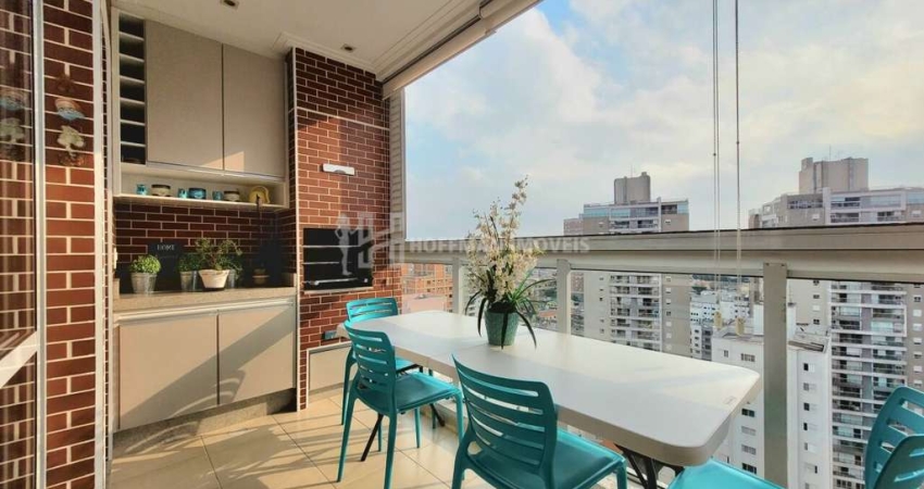 Apartamento com 3 dormitórios 1 suíte 2 vagas com sacada gourmet a venda no Santa Paula SCS