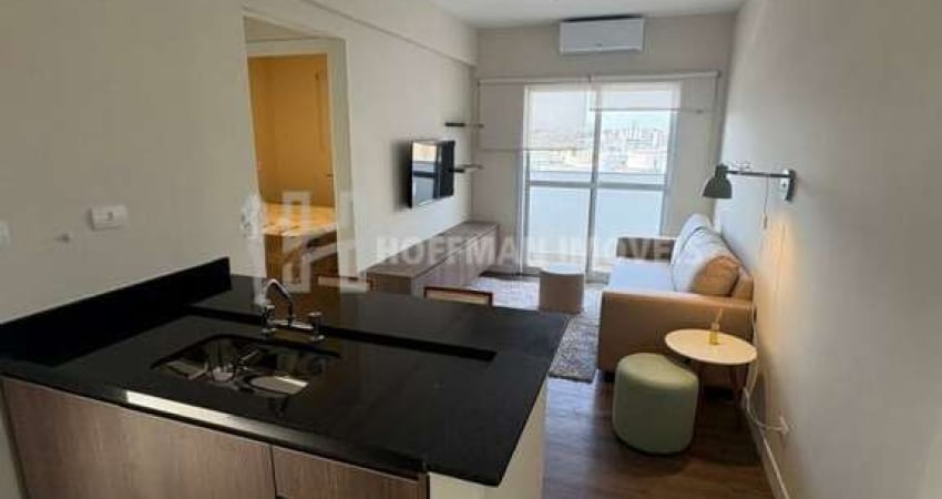 apartamento conceito studio mobiliado com 43m² e dormitorio privativo no Santa Paula/Barcelona!