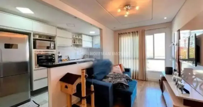 Cobertura com área gourmet à venda, 02 dormitórios e 02 vagas no bairro cerâmica