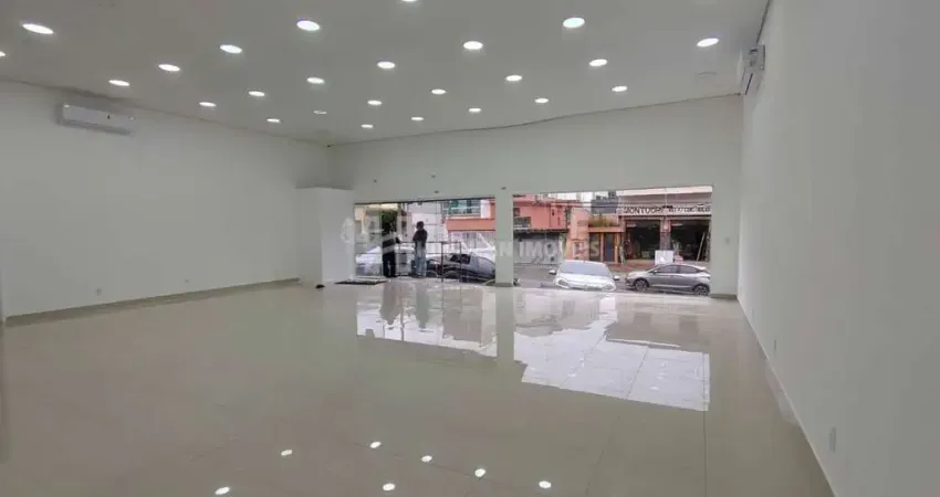 Loja de 169m² com vaga na frente, banheiro e copa no bairro santa maria - santo andre