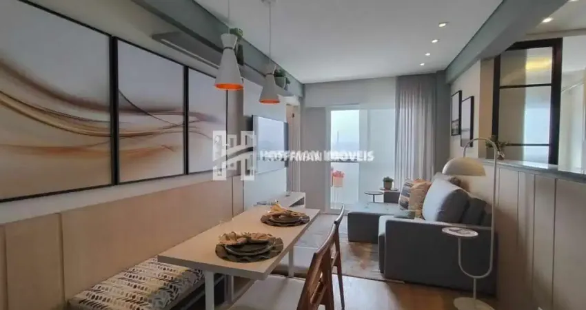 Apartamento 46,06m² com 01 dormitório, 01 vaga com sacada - santa paula - são caetano do sul