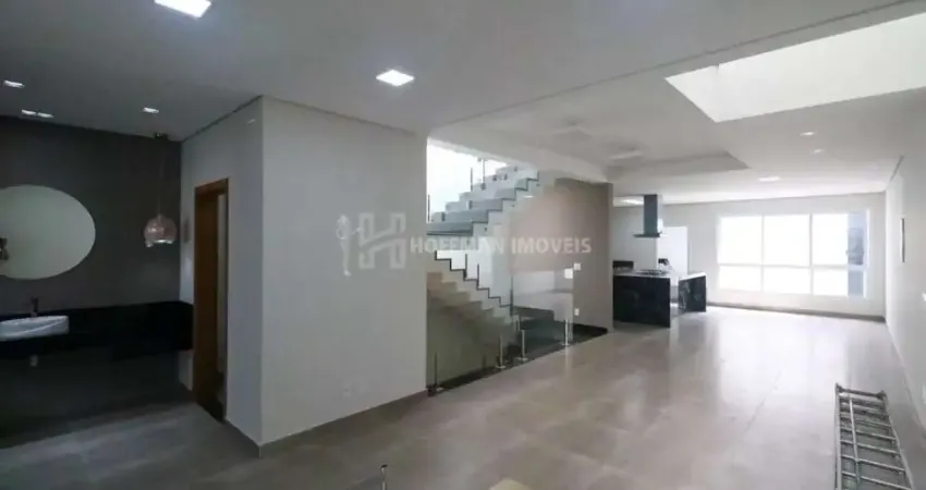 Sobrado moderno à venda com 03 suítes, 02 vagas e espaço gourmet no bairro barcelona