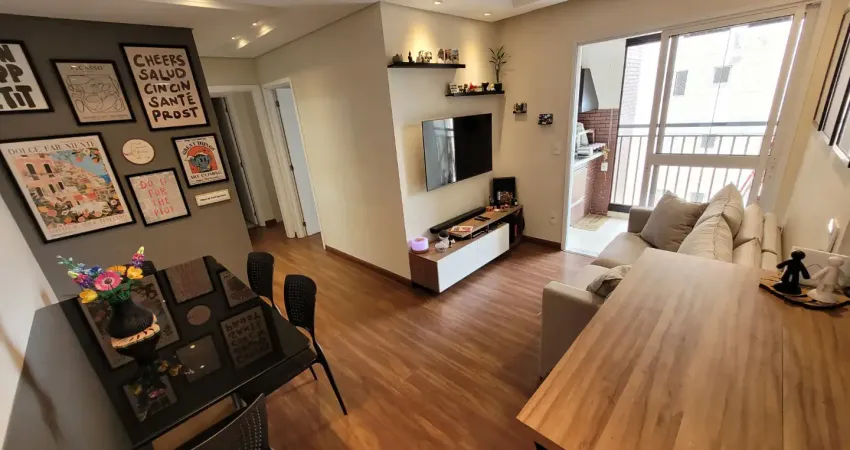 Apartamento à venda com 2 quartos, sendo 1 suíte, 2 vagas cobertas e varanda gourmet em são caetano do sul