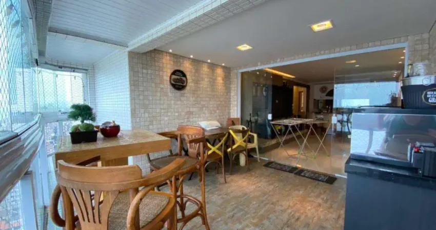 Apartamento para Venda em Praia Grande, Aviação, 3 dormitórios, 3 suítes, 5 banheiros, 3 vagas