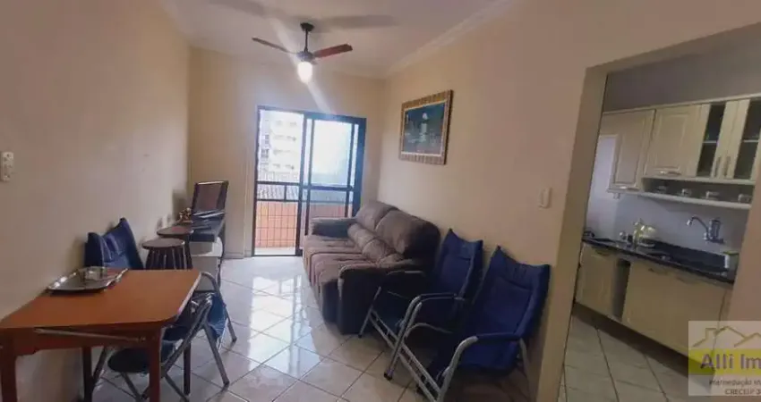 Apartamento para venda em praia grande, guilhermina, 1 dormitório, 1 banheiro, 1 vaga