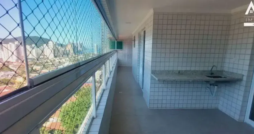 Apartamento á venda com 2 suítes, 1 vaga de garagem, bairro Canto do Forte, Praia Grande SP