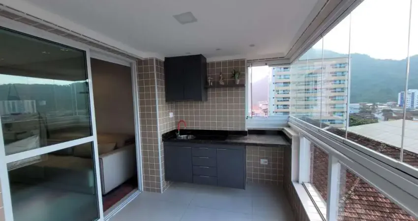 Apartamento para venda em praia grande, canto do forte, 2 dormitórios, 1 suíte, 2 banheiros, 1 vaga