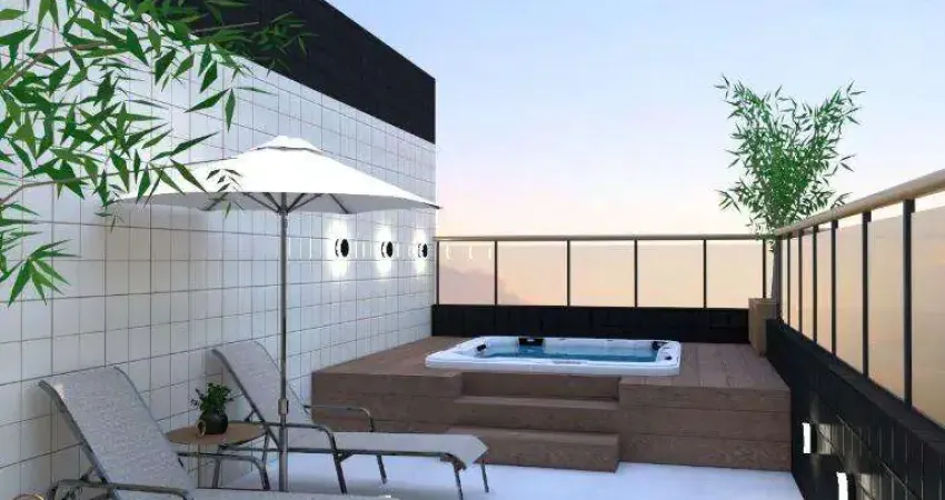 Apartamento para venda em praia grande, canto do forte, 2 dormitórios, 1 suíte, 2 banheiros, 1 vaga