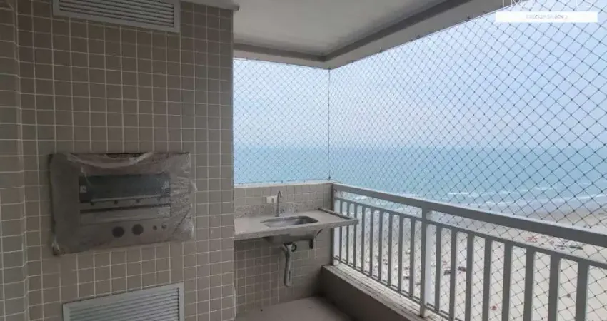 Apartamento 2 dormitórios sendo 1 suíte a venda com vista MAR definitiva no Bairro Aviação em Praia Grande - SP