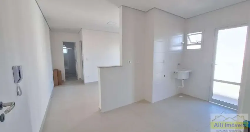 Apartamento para locação em praia grande, boqueirão, 1 dormitório, 1 banheiro, 1 vaga