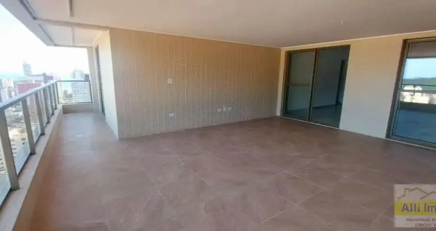 Apartamento para venda em praia grande, canto do forte, 4 dormitórios, 4 suítes, 5 banheiros, 4 vagas