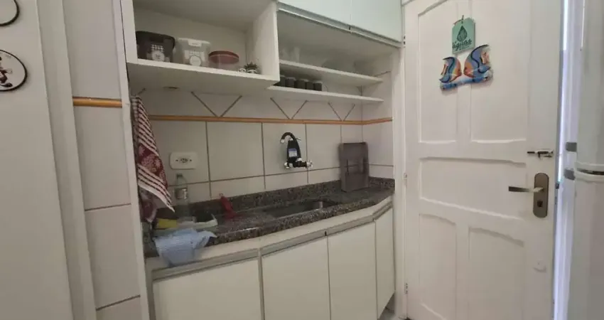 Kitnet para venda em praia grande, canto do forte, 1 banheiro, 1 vaga