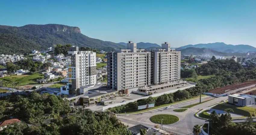 Apartamento para venda em palhoça, pedra branca, 2 dormitórios, 1 banheiro, 1 vaga