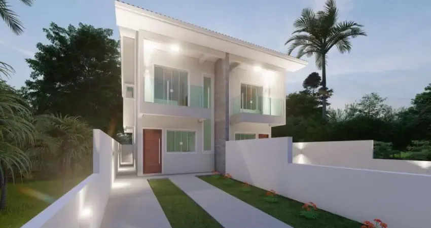 Sobrado para venda em palhoça, são sebastião, 2 dormitórios, 2 suítes, 2 banheiros, 1 vaga