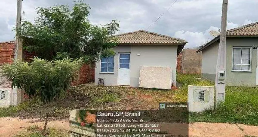 Casa para Venda em Bauru, Vargem Limpa II, 2 dormitórios, 1 banheiro, 2 vagas