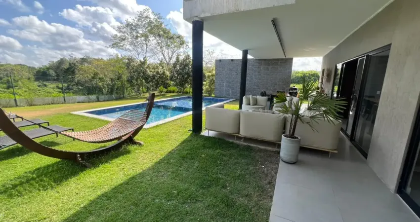 Casa porteira fechada 5 suites condominio alphaville brennand