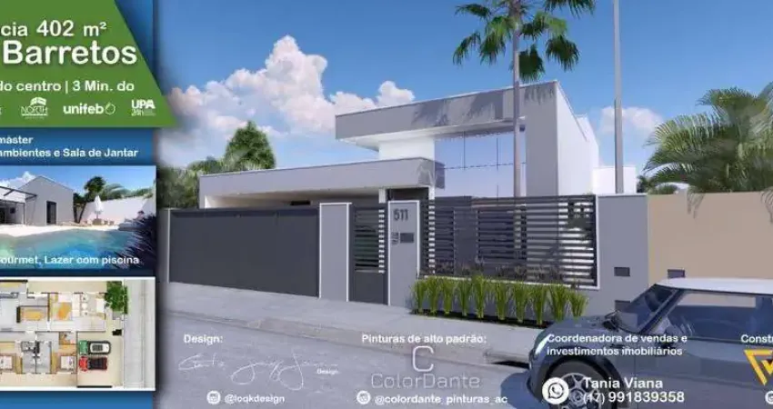 Casa com 3 quartos à venda na Alameda Bulgária, City Barretos, Barretos