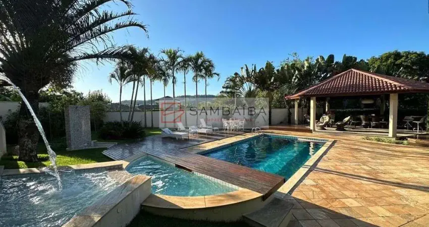 Casa com 5 dormitórios para alugar, 450 m² por r$ 27.000,00/mês - residencial rosário de fátima - bragança paulista/sp