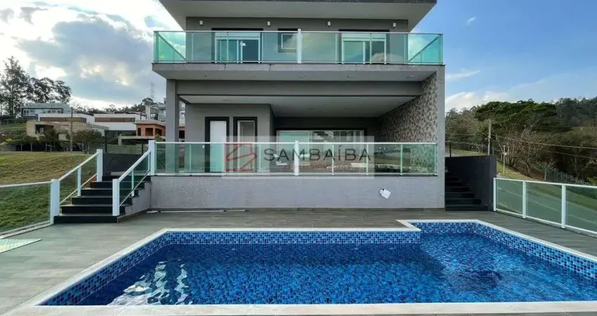 Casa com 5 dormitórios, 400 m² - venda por r$ 2.500.000,00 ou aluguel por r$ 12.550,00/mês - condomínio residencial campos do conde - bragança paulista/sp