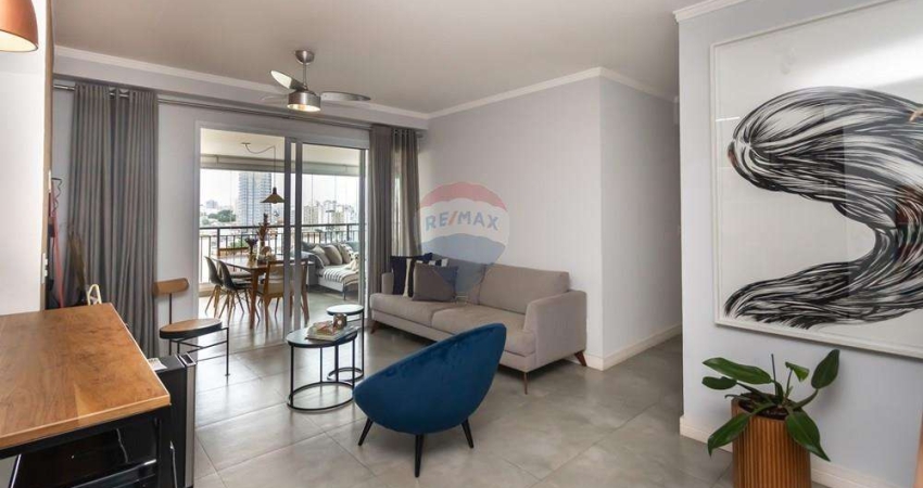 Apartamento 2 dormitórios 1 suíte, 2 vagas - 89m² - Jardim Prudência
