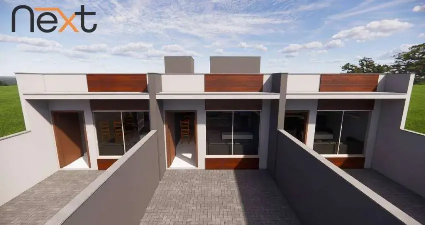 Casa nova e confortável em penha: 2 quartos, suíte e living integrado!