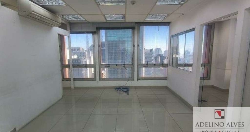 Conjunto comercial para locação no Jardim América, 70 m² e 1 vaga de garagem
