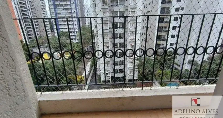 Apto para locação no Brooklin, 1 dormitório e 50 m ² e vaga de garagem