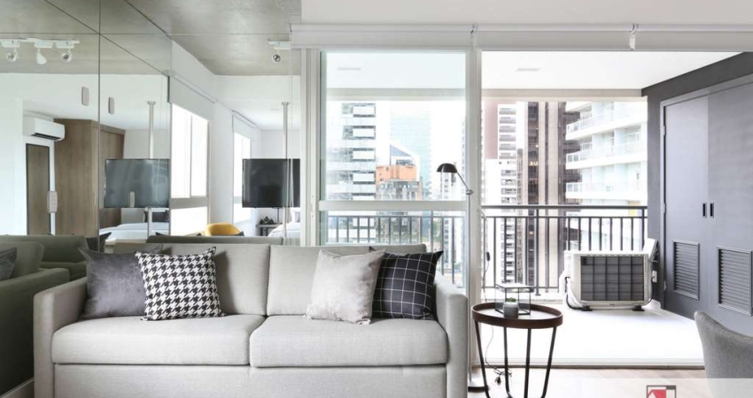 Apartamento para locação no Brooklin, 1 dormitório e 63 m ²