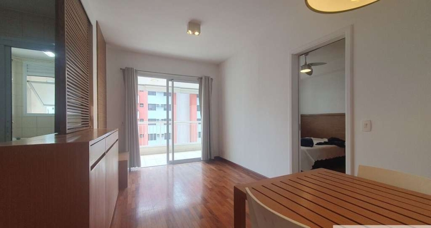 Apartamento para locação no Brooklin, 1 dormitório e 47 m ²