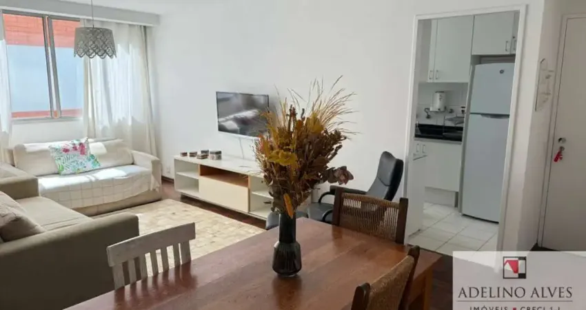 Alugo apto mobiliado no itaim bibi com 90 mts, 3 dormitórios, 1 vaga