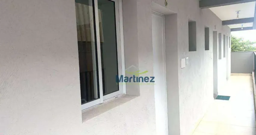 Apartamento com 1 dormitório para alugar, 25 m² por r$ 900,00/mês - parque são lucas - são paulo/sp