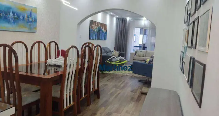 Apartamento com 3 dormitórios à venda, 136 m² por R$ 630.000,00 - Vila Assunção - Praia Grande/SP
