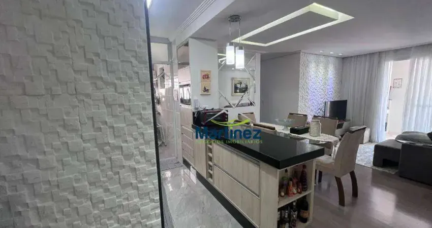 Apartamento com 3 dormitórios à venda, 75 m² por r$ 640.000,00 - parque são lucas - são paulo/sp