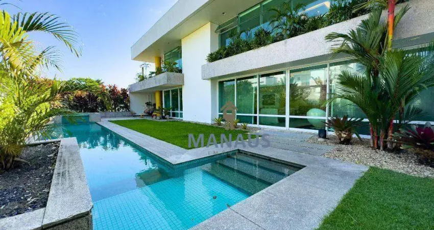 Casa com 4 dormitórios à venda, 708 m² por r$ 5.800.000,00 - dom pedro - manaus/am