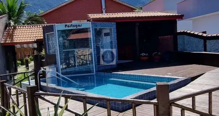 Casa em condomínio para venda em bertioga, morada da praia, 3 dormitórios, 1 suíte, 3 banheiros, 3 vagas